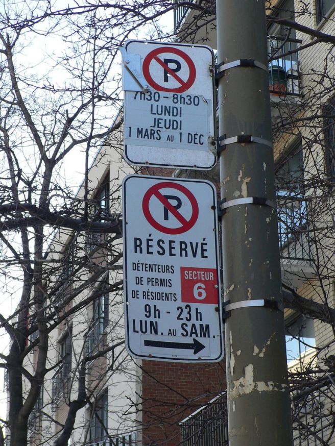 No-Parking signs