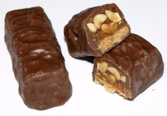 Oh Henry! bar - cross section
