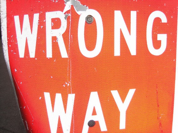 Wrong-way