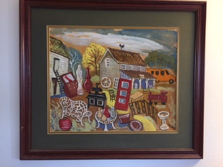 Garage sale painting