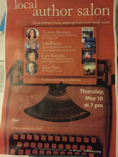 Local Author Salon - library flyer