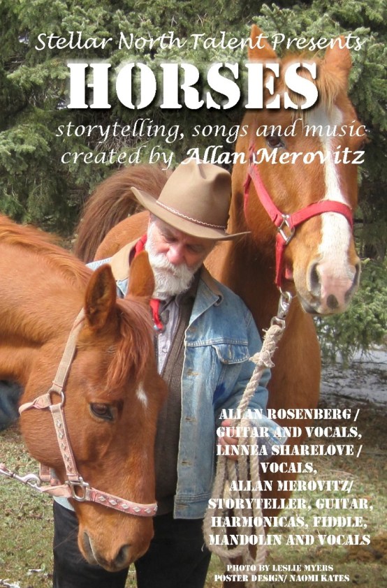Poster for Allan Merovitz's Horses show