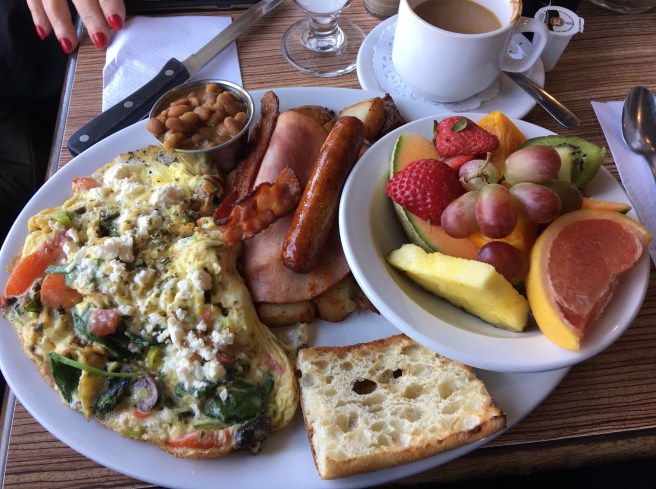 Lucy's breakfast closeup